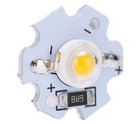 Fafeicy Puce LED 1W 5V, Jaune, 20x7mm, Super Lumineuse 200lm, Substrat Aluminium, 25 Pièces