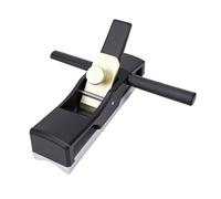 Fafeicy Raboteuse à Main à Bâton Rond pour Manche de Houe, Outil de Façonnage du Bois, Corps en Nylon, Lame en Acier au Manganèse, Profondeur Réglable