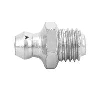 Fafeicy Raccord de Graisseur, Buse de Pistolet à Graisse 10 Pièces, Accessoires de Buse de Graisse de Remplacement en Métal, Lubrification de Pistolet à Graisse en Acier qualifié, (M8