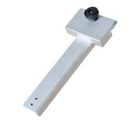 Fafeicy Rail de Scie à Rail carré, Rapporteur à Angle Droit en Alliage d'aluminium pour Coupes à 90 Degrés, Outil de Travail du Bois Universel Compatible avec le en T pour Scie Circulaire et Toupie