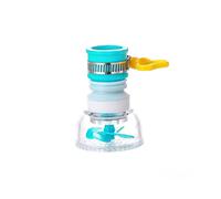 Fafeicy Rallonge de Buse de Robinet de Cuisine avec Tête de Robinet Rétractable à Rotation à 360 Degrés, Filtre D'économie D'eau Anti-éclaboussures élimine le Chlore pour la Plupart des (BLUE)