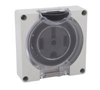 Fafeicy Réceptacle Industriel NEMA L14-50R 50A IP55, Boîte de Prise de Courant Verrouillable Résistante aux Intempéries avec Boîtier PA66 pour Générateurs à Usage Extérieur (Prise américaine)