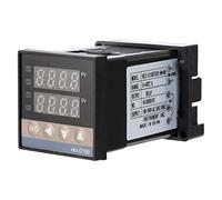 Fafeicy Régulateur de Température PID REX C100 avec Relais à Semi-conducteurs SSR 40DA Thermocouple de Type K 0-400C pour le Contrôle de la Température de L'aquarium à Effet de Serre