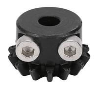 Fafeicy Robot Pignon de Pincement, Pignon Conique 14 Dents, Alésage 6mm | Composant de système d\'entraînement industriel, pas de 1,5 MOD, construction en acier moulé, pince fendue en deux pièces,