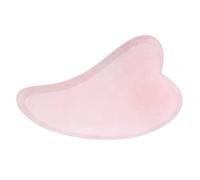 Fafeicy Rose Quartz Gua Sha Tool Pink Facialmassage Instrument pour les Soins de la Peau et la Routine du Bien-être