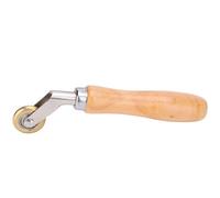 Fafeicy Rouleau de Soudage 6 X 30mm, Rouleau de Pression à Main de Anti-Haute Temprature, pour Papier Peint d'Angle Intérieur, Aplatir Membrane Imperméable, Presseur en Silicone Outil de Soudage