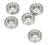 Fafeicy Roulement à Billes à Gorge Profonde Double Blindage Roulement à Billes Profond Haute Performance 10Pcs 698Z à Radial à Colonne Unique, pour une Utilisation avec Types d'équipements