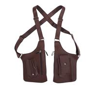 Fafeicy Sac à Double épaule sous Les Aisselles, Pochette de sécurité Réglable Antivol sous Les Bras avec 2 Poches Spacieuses, pour Hommes et Femmes, Activités de Plein Air