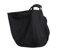 Fafeicy Sac de Rangement à Feuilles Longues avec Sources de Caoutchouc Grande capacité pour la Collecte des Déchets de Jardin 33 Gallons de Haute Construction de Performances (Black)