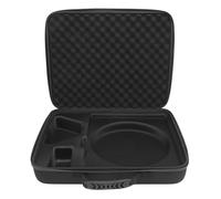 Fafeicy Sac de Transport pour Satellite, Boîte Rigide, Double Couche de Mousse Absorbant Les Chocs, Sac de Voyage Portable pour Mini-Adaptateur Parabolique, Alimentation et Câbles