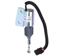 Fafeicy Salle D'échec de la Soupape D'électrocartille du Solénoïde Salle de Solénoïde Soupape D'arrêt pour Excavator 3991168 24V avec procédé électroplition de Soudage de Fer Protection