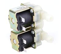 Fafeicy Sallenoïde G3 / 4, Solenoïde NC, 0,02-0,8 MPA pour le Système de Quota à Court Terme Machine à Laver DC24V / AC220V (DC24V)