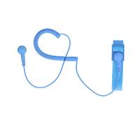 Fafeicy Sangle de Poignet à L'épreuve Statique, Bracelet ESD Réutilisable avec un Fil de Mise à la Terre de 1,8 M 0,1 S Décharge, pour la Réparation électronique PC Entretien (BLUE)