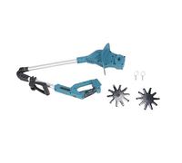 Fafeicy sans Fil Électrique Cultivateur 330RPM 2 Dines en Acier 7 Pouce Profondeur Pliable Léger Tiller pour (Cultivateur (Pas de Batterie) - Cutter de Dents)