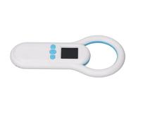 Fafeicy Scanner de Micropuces Animales sans Fil Serviteur Haute Résolution Micro-Chip Reader pour L'identification des Animaux de Compagnie avec 500 Stockages de Données pour la Gestion des Animaux,