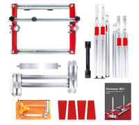 Fafeicy Scie à Chaîne, Scierie Portative à Barre de Guidage de 14 à 36 Pouces avec Hauteur et Largeur de Fraisage Réglables pour le Traitement du Bois sur Site, Alliage D'aluminium et