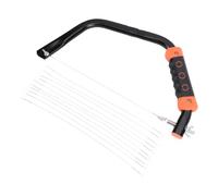 Fafeicy Scie à Main pour le Travail du Bois de 16 Pouces, Lame Rotative à | 10 Lames de Rechange pour Coupes Courbes sur Bois, Plastique, Métal Souple, Cadre Léger, Poignée Ergonomique, Système de