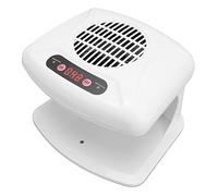Fafeicy Sèche-ongles à Air, Ventilateur Automatique à Capteur Unique avec Vent Chaud et Frais, 300 W, Séchage Rapide pour Usage Domestique et en Salon, Blanc (Prise UE 220V)