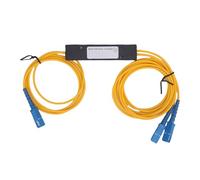 Fafeicy Séparateur de Fiber Optique Monomode 1x2 SC UPC, Câble G657A1 1310-1550nm pour L'installation de Réseau de Télécommunications FTTH