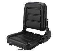 Fafeicy Siège de Tracteur en Cuir PU, Siège D'excavatrice avec Coins Arrondis et Plaques de Connexion en Métal pour Chariot élévateur, Tracteur et Moissonneuse