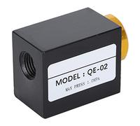 Fafeicy Soupape de Commande Pneumatique d'échappement Rapide, Matériau en Alliage d'aluminium, Sortie 'entrée 1/4, Idéale pour les Compresseurs et les Systèmes de Contrôle 'air