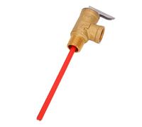 Fafeicy Soupape de Décompression du Réservoir, Décompression Automatique, Soupape T et P avec Sonde étendue 1/2 Po DN15 150 PSI 99 ℃ pour les Propriétaires de Chauffe-eau