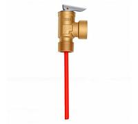 Fafeicy Soupape de Surpression de Température et de Pression, Libère Automatiquement la Soupape de sécurité contre L'excès de Pression avec 150 PSI 3/4 Po Mâle et Femelle 210 °F pour les