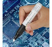 Fafeicy Stylo à Souder en Résine 951, Stylo à Flux de Colophane Faible Teneur en Solides pour des Joints de Soudure Sécurisés, Idéal pour le Retravail des CMS et des PCB