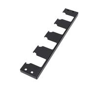 Fafeicy Support de Batterie à 4 Fentes avec Pinces de Rail d'angle, Solution de Rangement Latérale sans Effort pour Système d'emballage, Boîte à Outils, Montage sur Rail en Acier au