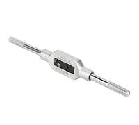 Fafeicy Support de clé à Taraud Réglable de 130 Mm pour Filetages Métriques M1-M8, Outil Manuel de Machiniste pour les Travaux de Taraudage de Précision