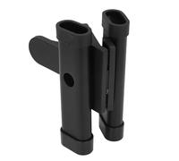 Fafeicy Support de de Batterie, Support Réglable en Angle pour 2 Paires de, Pince Solide avec Rembourrage Doux, Matériau ABS en Métal, Noir, avec capacité de Stockage, pour Une