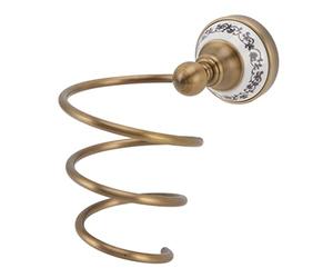 Fafeicy Support de Séchoir à Cheveux Rétro Confortable avec une Puissance Stable pour les Environnements de Bain Humide