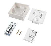 Fafeicy Swim Dimmer Switch, Contrôle de la luminosité de 200W avec Télécommande IR pour L'éclairage à Domicile et Commercial, Gradateur Léger Réglable pour les Ampoules LED (220V)