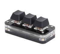 Fafeicy Switch Blue Switch personnalisé Play Play Clavier avec RVB Light for Industrial Control USB Mini Keyboard Zoom in Out Copy Coller Gaming Office Musia Media