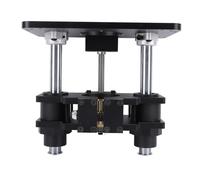 Fafeicy Système de Levage de Routeur en Alliage d'aluminium, Table élévatrice pour Moteur de 3,5 Pouces avec Plaque de 9,25 X 11,75 Pouces, 3 Anneaux d'insertion, Réglage Fin de la Hauteur pour