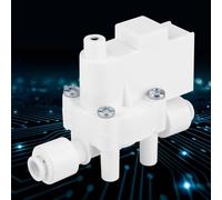 Fafeicy Système D'osmose inversé RO PROPRIÉTÉ HAUTE Pression 1/4 "DC 24V 0,25 MPA pour les Filtres à Eau de Pompage avec Protection contre la Réponse Rapide