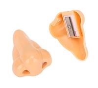 Fafeicy Taille-crayon en Forme de Nez, Ensemble de 15 Pièces, en Plastique, Design de Dessin animé, pour étudiants, école, Fournitures D'art à Domicile