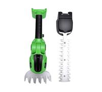 Fafeicy Taille-haie électrique, Cisaille à Gazon 2 en 1 sans Fil, Coupe-Brousse avec Moteur de 2000 TR/Min, Tête Réglable à 130 Degrés pour L'entretien de la Pelouse des Jardiniers