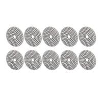 Fafeicy Tampons de Polissage en Diamant de 3 Pouces, 10pcs 3000 Disques de Ponçage de Outil de Polissage Humide et Sec pour Professionnel et Bricolage