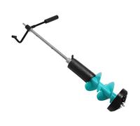 Fafeicy Tarière à Glace sans Fil en Nylon Perceuse de Pêche sur Glace en Nylon Perceuse à électrique 18 Pouces 6 Pouces avec Protège-Lame et Flotteur pour la Pêche sur en