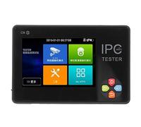 Fafeicy Testeur de Caméra CCTV 3,5 Pouces 4K H.265 Master Code Stream | Boîtier ABS, Batterie au Lithium 3500 MAh, pour Caméras AHD, TVI, CVI jusqu'à 8MP, Entrée VGA et , Contrôle PTZ avec