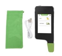 Fafeicy Testeur de Nitrate Mesure Rapide Mesure Rapide Détecteur de santé Alimentaire Rechargeable pour Les Fruits Légumes Utilisation à la Maison ABS Black 122x52x14mm