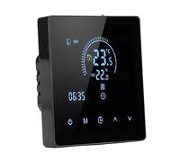 Fafeicy Thermostat Intelligent avec Grand écran LCD, Thermostat Numérique Programmable pour Le Contrôle de la Température électrique Domestique 41-140 °F 4500 W (Style régulier)