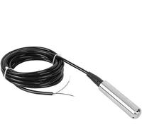 Fafeicy TL-136 Capteur de Niveau d'Eau, 12-32 VDC, Sortie 4-20 mA, Longueur 5 m, Lot de 2 (0-2 m)