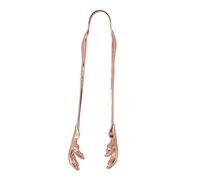 Fafeicy Tongles de Glace de Style Griffe, Forme d', Acier Inoxydable, pour les et les Cuisines, Tient des Cubes de Glace et de Sucre, de 7,9 Pouces de Longueur (Cuivre plaqué)