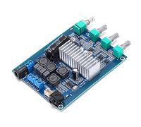 Fafeicy TPA3116 Amplificateur Bluetooth, 50W+50W Double Canal | Potentiomètre de réglage à trois tons, large tension DC 12-24 V, puce TI 90 % haute efficacité, panneau soudé fini