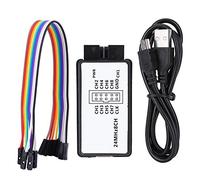 Fafeicy USB Logic Analyzer Device Set Mini Digital Pocket Size 8 Channel Input Memory 24MHz 5PF, Analyseur Logique, Test électrique with USB Cable and Jump Wire