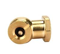 Fafeicy Valve d'air de Pneu, Admission Rapide en Laiton sans Clamp/Holder pour Moteur de Voiture électromobile, Port d'entrée 'air 1/4, Conception Légère (#2)