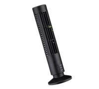 Fafeicy Ventilateur Tour USB Ventilateur Tour sans Lame ABS 2 Vitesses 5 V DC de Refroidissement Oscillant 12,99 X 4,13 X 2,36 Pouces pour Bureau, Maison, Chambre à Coucher, (BLACK)