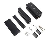 Fafeicy Verrouillage Intelligent pour Portes en Verre Carte clé Mot de Passe D'empreinte Digitale Déverrouillage à Distance avec un Mot de Passe Virtuel Type C Frais D'urgence pour les